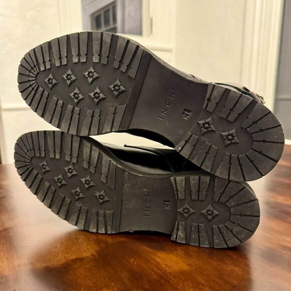 INCH2 Camden Double Monk Buckle Leather Combat Boot - Picture 11 of 15